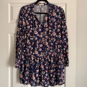 Freebird Floral Midi Dress